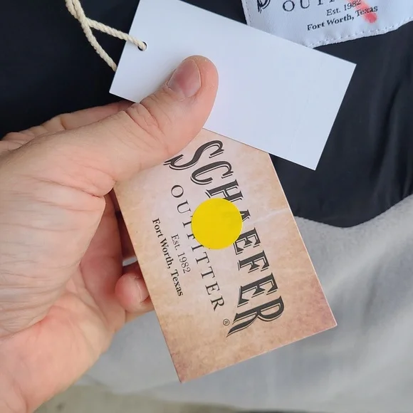 SCHAEFER Outfitter Ramshorn Light‎ Grey Sz L Mens Zip Sweater Fleece Jacket NEW - Picture 9 of 11